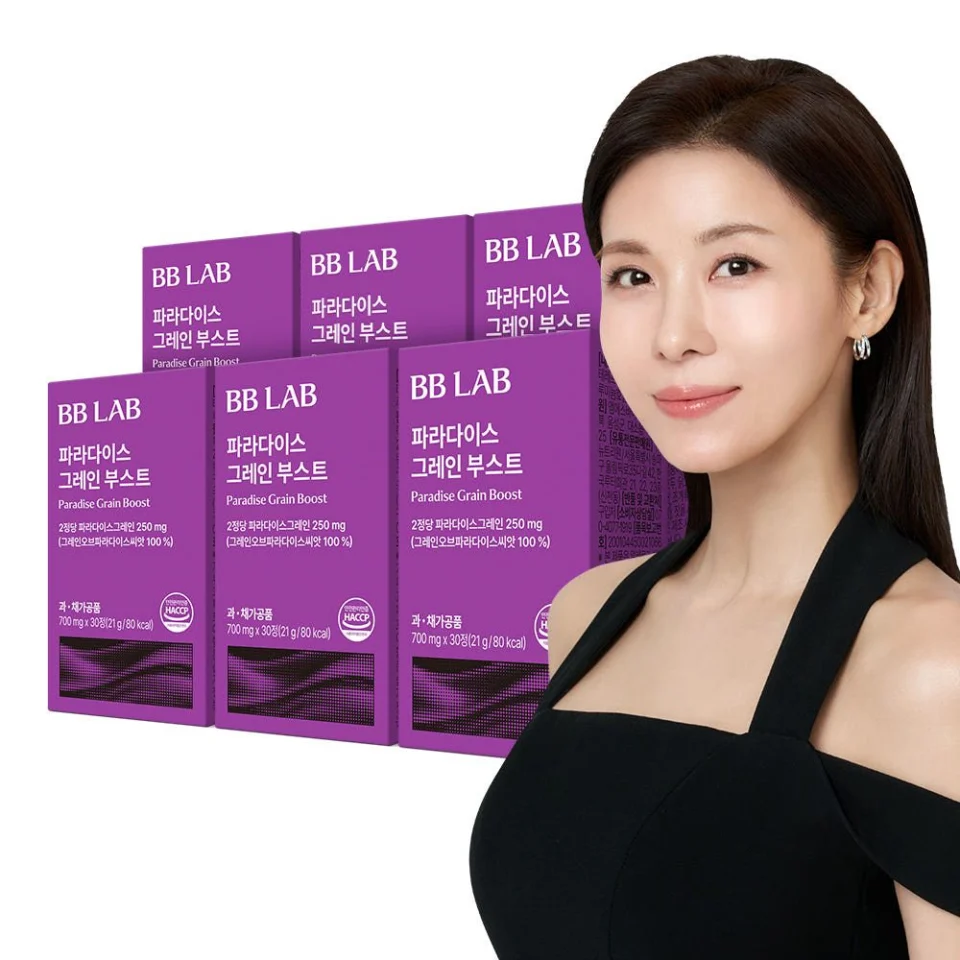 비비랩 파라다이스 그레인 부스트 30정, 6개