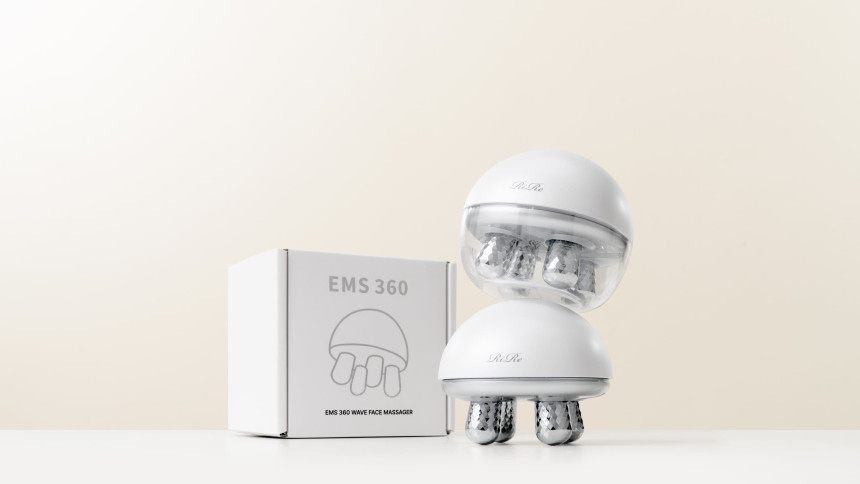 리르 EMS 360 웨이브 페이스 마사지기 얼굴마사지기 바디케어